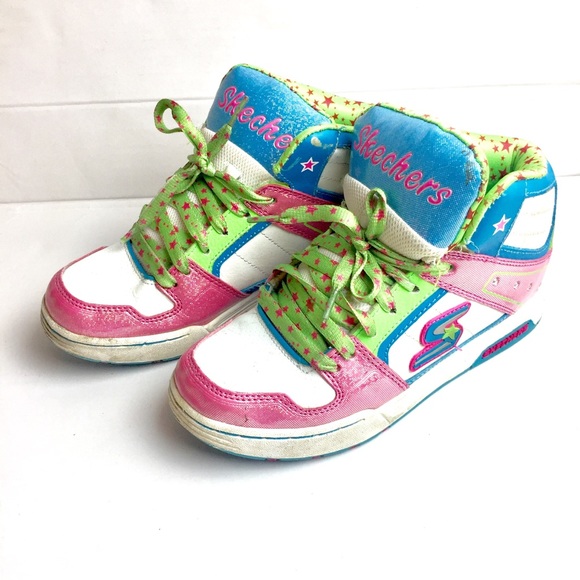 colorful skechers shoes